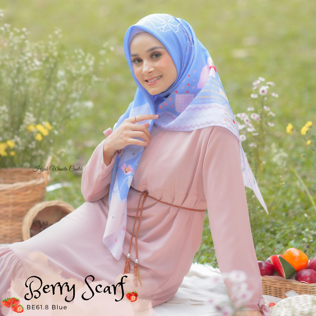 Berry Scarf Icy Voal - BE61.8 Blue