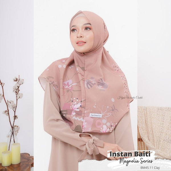 Hijab Instan Baiti Magnolia - BM45.11 Clay