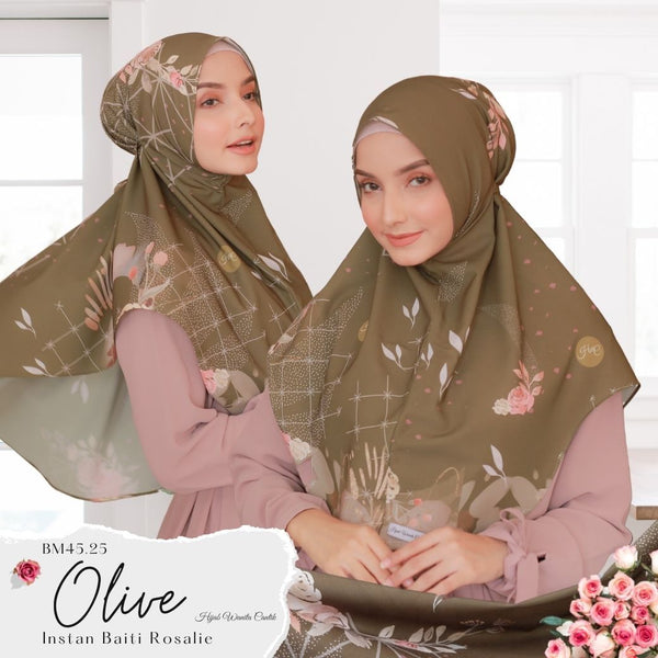 Hijab Instan Baiti Rosalie - BM45.25 Olive