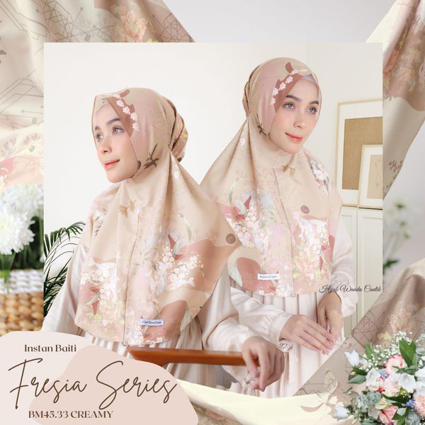 Hijab Instan Baiti Fresia - BM45.33 Creamy