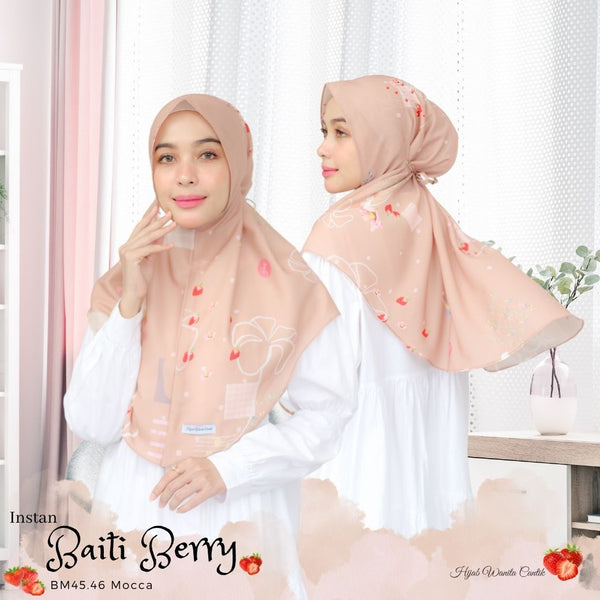 Hijab Instan Baiti Berry - BM45.46 Mocca