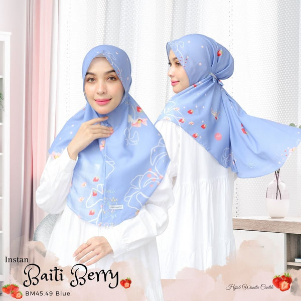 Hijab Instan Baiti Berry - BM45.49 Blue