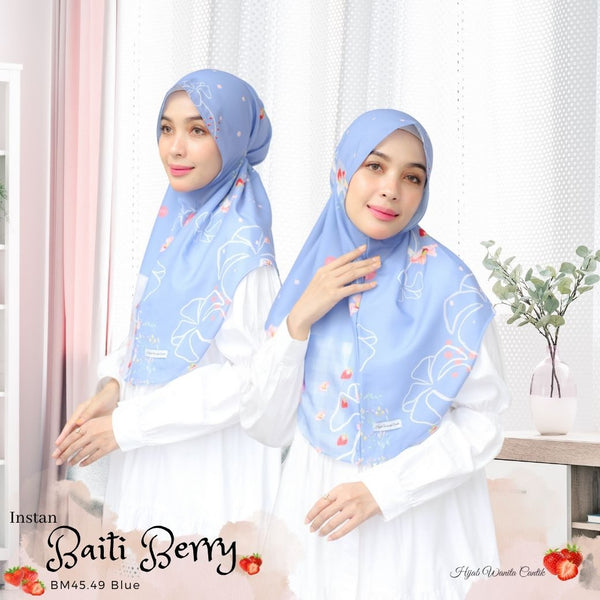 Hijab Instan Baiti Berry - BM45.49 Blue