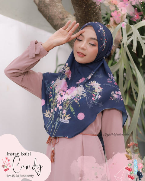 Hijab Instan Baiti Candy - BM45.78 Raspberry