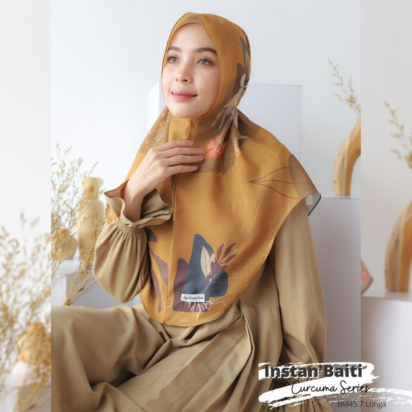 Hijab Instan Baiti Curcuma - BM45.7 Longa