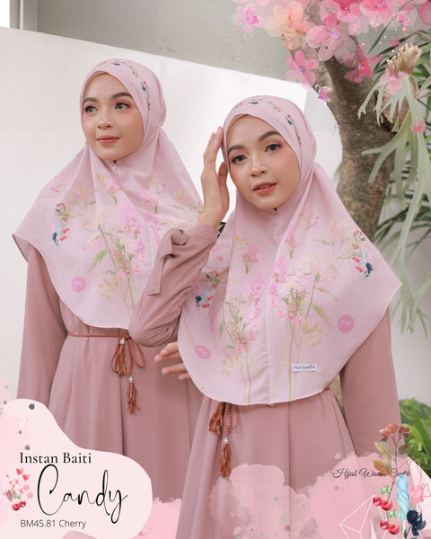 Hijab Instan Baiti Candy - BM45.81 Cherry