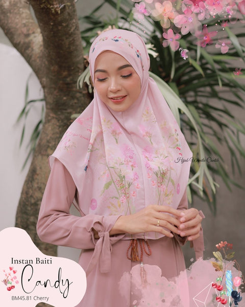 Hijab Instan Baiti Candy - BM45.81 Cherry