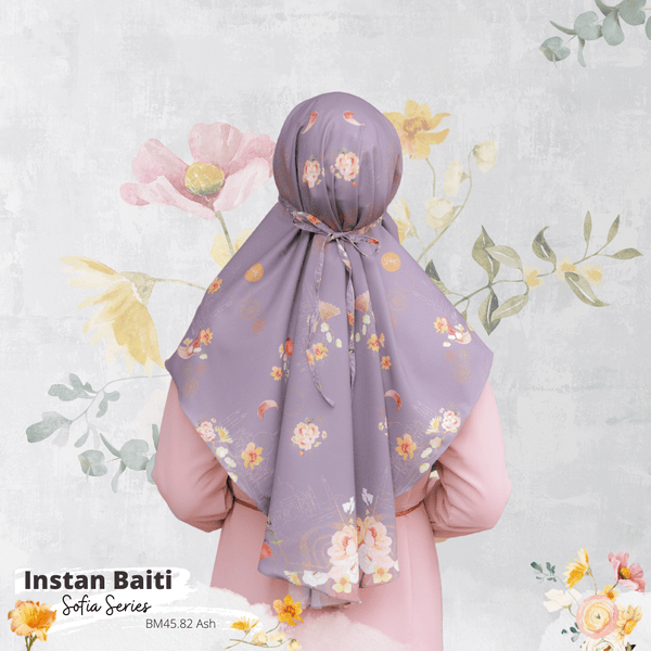 Hijab Instan Baiti Sofia - BM45.82 Ash