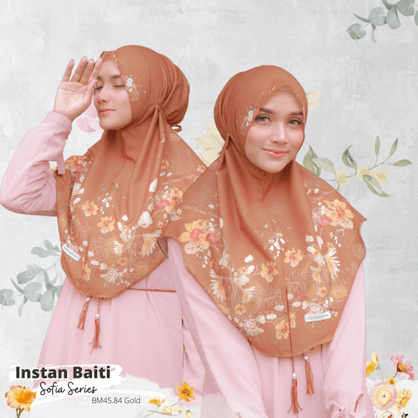 Hijab Instan Baiti Sofia - BM45.84 Gold