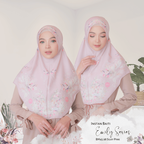 Hijab Instan Baiti Emily - BM45.98 Silky Pink