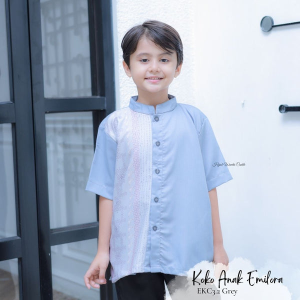 [ READY STOCK ] CLEARANCE SALE Koko Anak Emilora Series - EKC3.2 Grey
