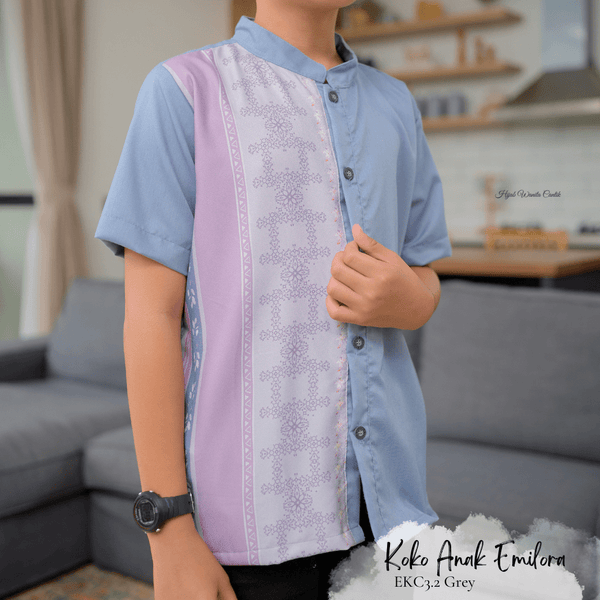 [ READY STOCK ] CLEARANCE SALE Koko Anak Emilora Series - EKC3.2 Grey