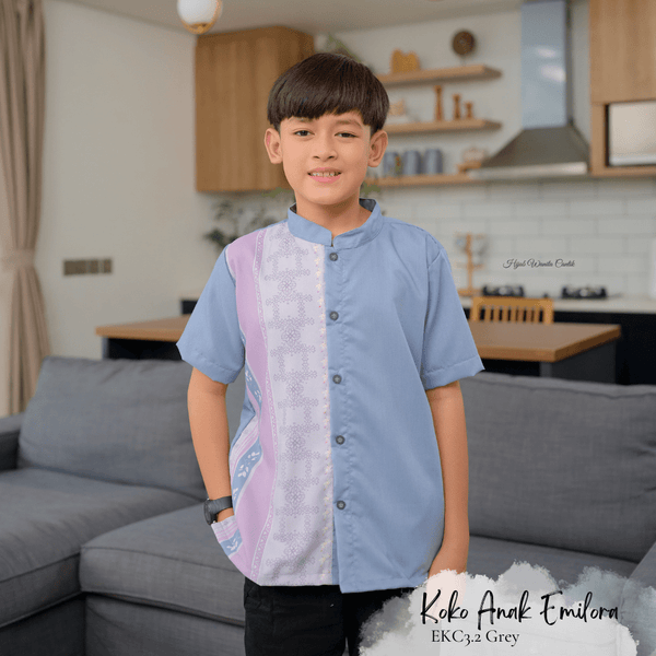[ READY STOCK ] CLEARANCE SALE Koko Anak Emilora Series - EKC3.2 Grey