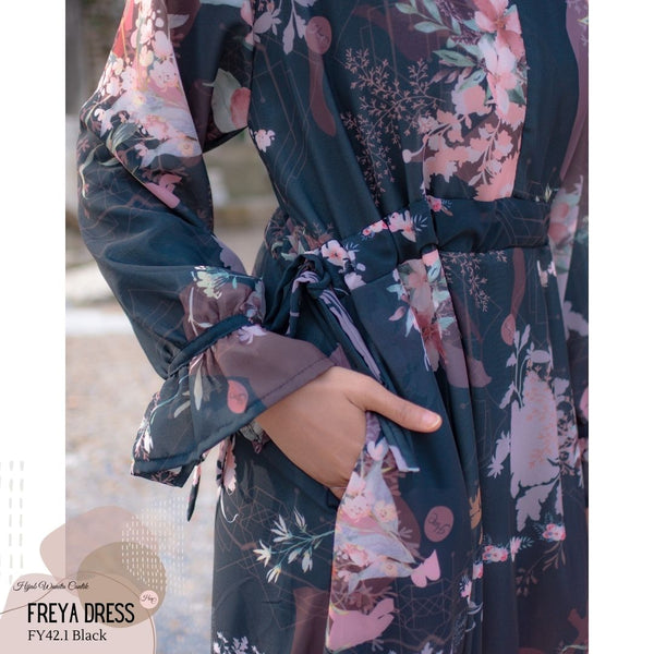 Freya Dress - FY42.1 Black