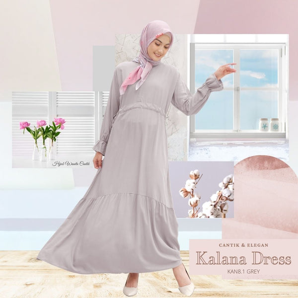 Kalana Dress - KAN8.1 Grey
