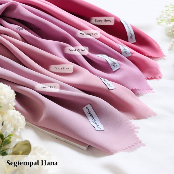 Segiempat Hana - LP85.15 Mulberry Pink