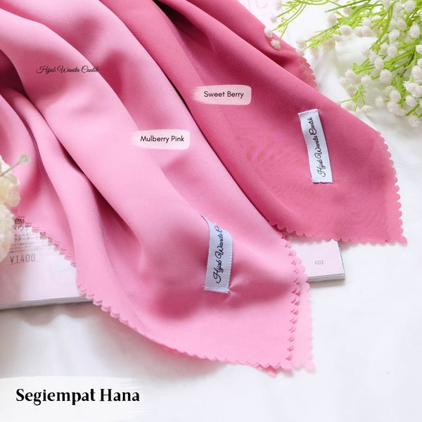 Segiempat Hana - LP85.15 Mulberry Pink