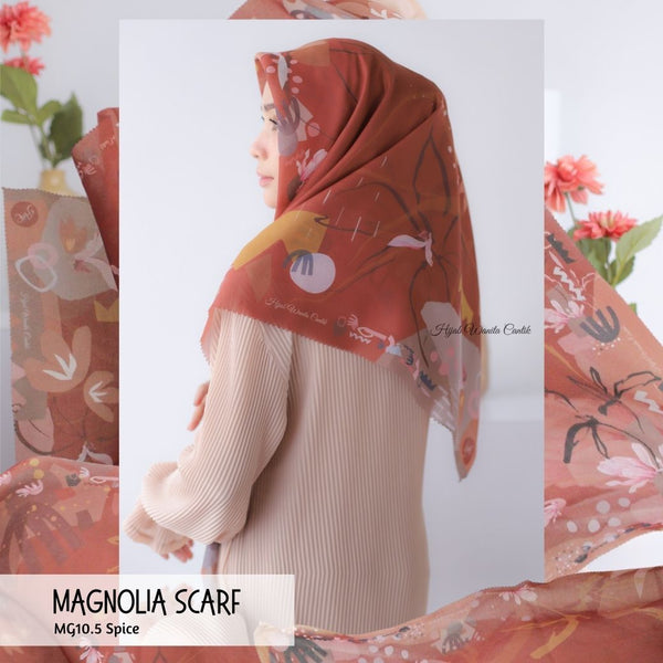 Magnolia Scarf ICY Voal - MG10.5 Spice