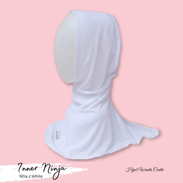 Inner Ninja Kaos Katun Super Nyaman | Ciput Hijab -NJ14.2 White
