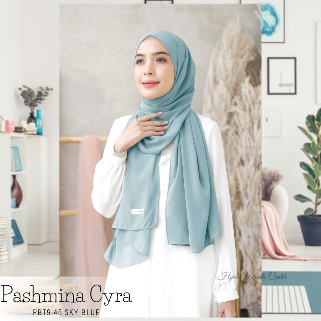 Pashmina Cyra - PBT9.45 Sky Blue