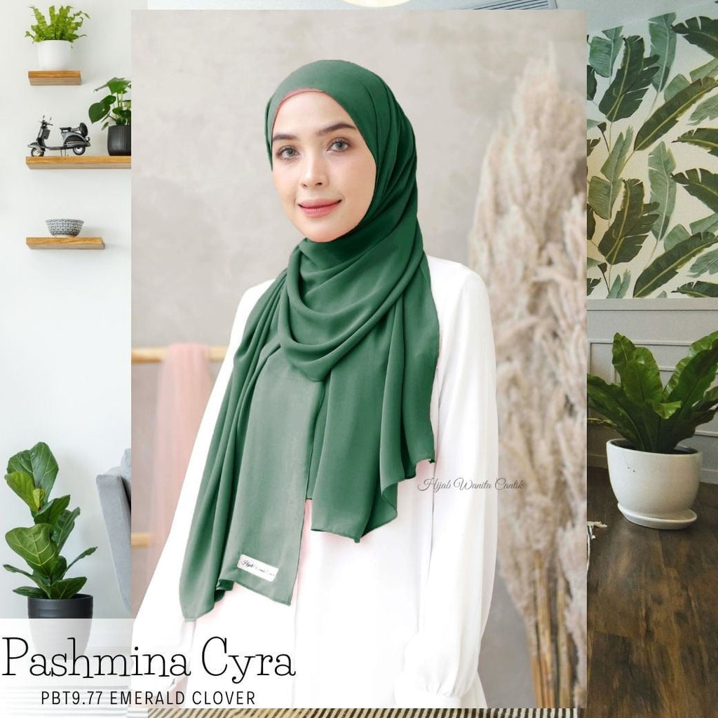 Pashmina Cyra - PBT9.77 Emerald Clover