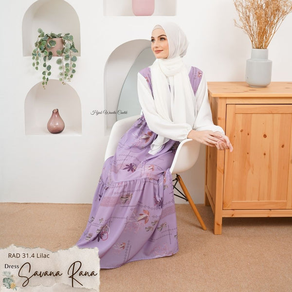 Savana Rana Dress - RAD 31.4 Lilac