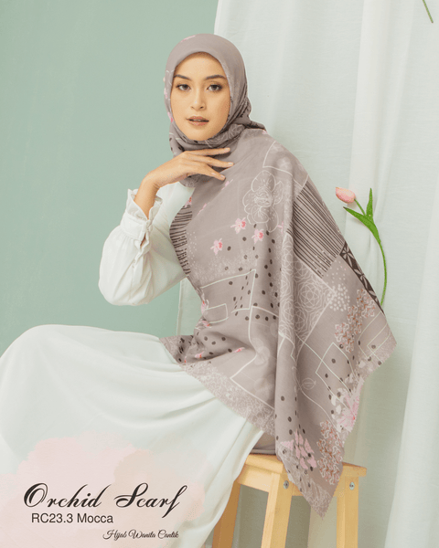 Orchid Scarf - RC23.3 Mocca