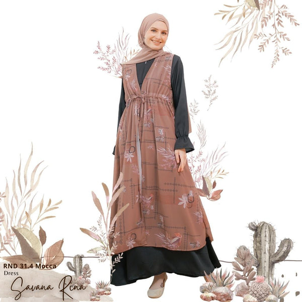 Savana Rina Dress - RND 31.4 Mocca