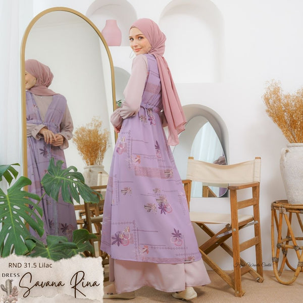 Savana Rina Dress - RND 31.5 Lilac