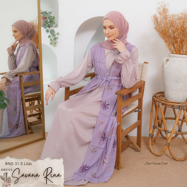 Savana Rina Dress - RND 31.5 Lilac