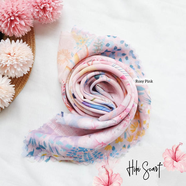 [ BUY 3 GET 1 FREE HIJAB ] Hibi Scarf - SH94.12 Rosy Pink