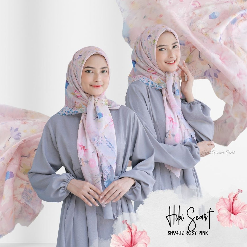 [ BUY 3 GET 1 FREE HIJAB ] Hibi Scarf - SH94.12 Rosy Pink