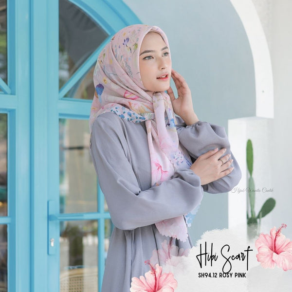 [ BUY 3 GET 1 FREE HIJAB ] Hibi Scarf - SH94.12 Rosy Pink
