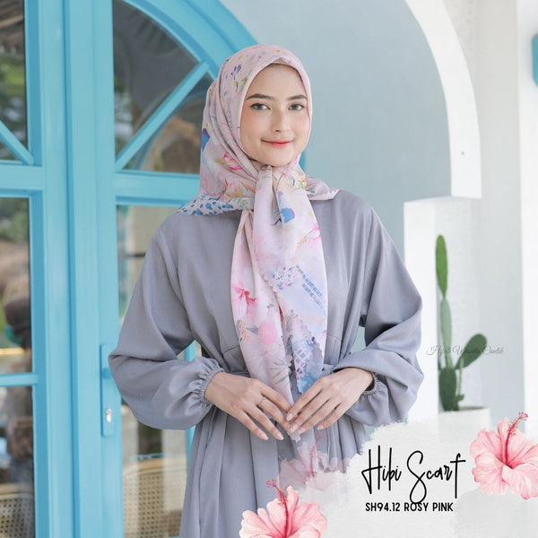 [ BUY 3 GET 1 FREE HIJAB ] Hibi Scarf - SH94.12 Rosy Pink