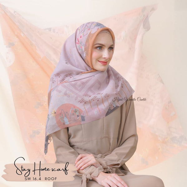 Segiempat Stay Home Scarf - SW16.4 Roof