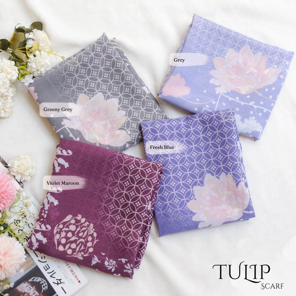 Tulip Scarf - TLP3.2 Grey