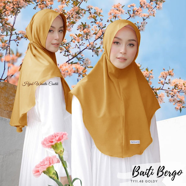 Hijab Instan Baiti Bergo - TY11.48 Goldy
