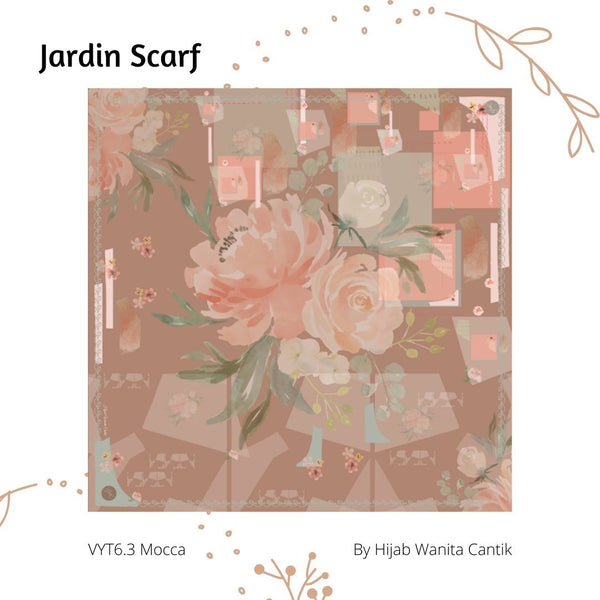 Jardin Scarf  - VYT6.3 Mocca
