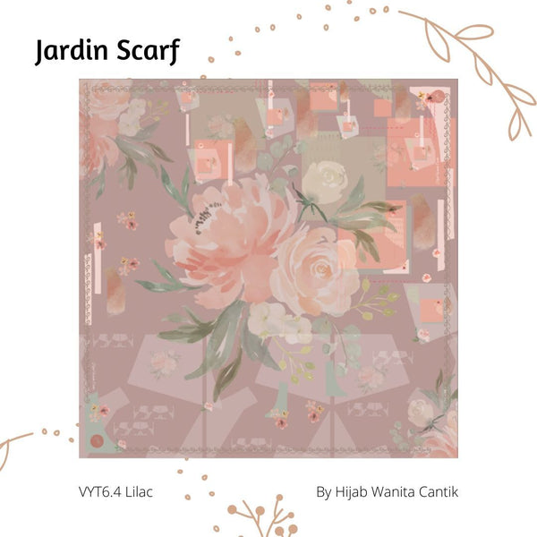 Jardin Scarf  - VYT6.4 Lilac
