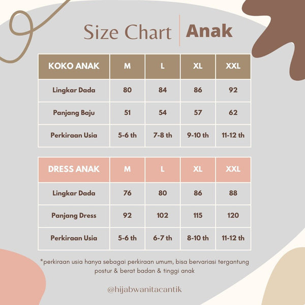 Koko Magnolia Series Anak Custom - KMA3.3 Lily Beige